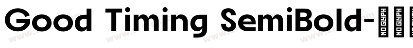 Good Timing SemiBold字体转换